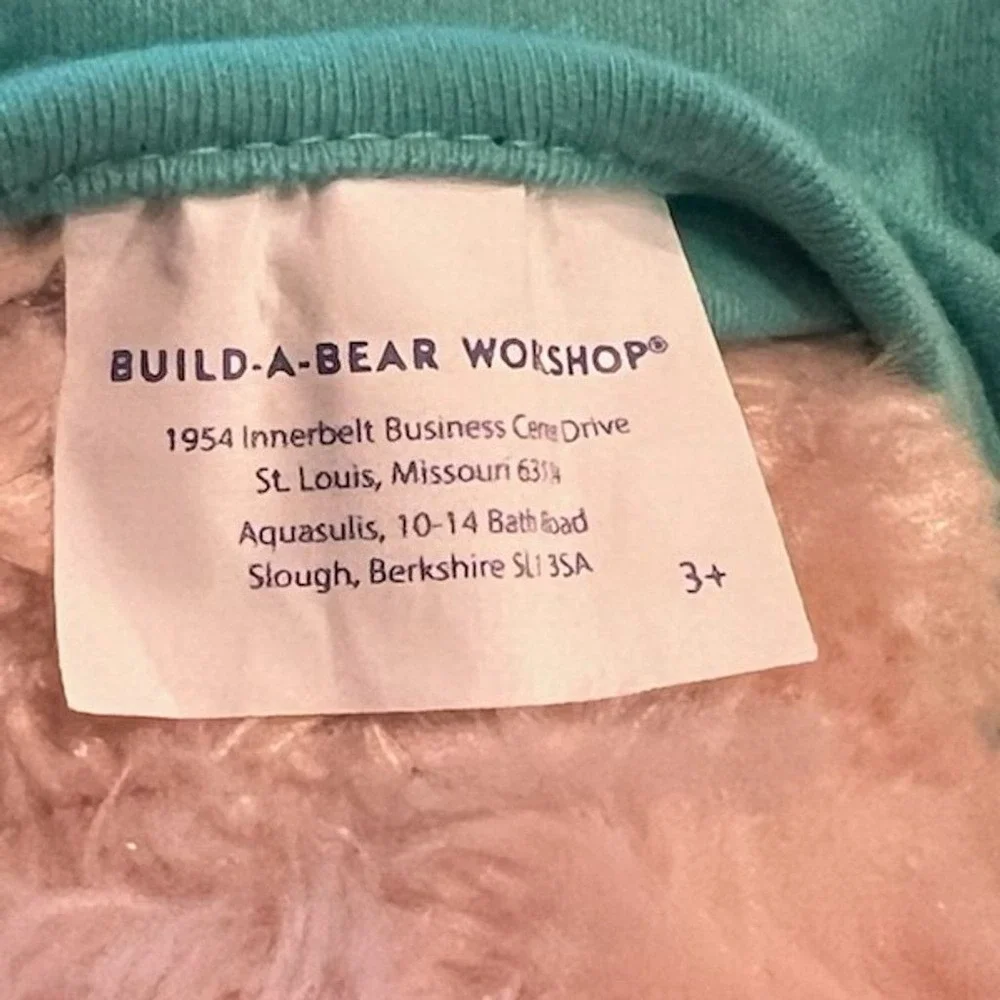 Build-A-Bear Workshop Mermaid Bear‎ Plush with Dress Multicolor NWT